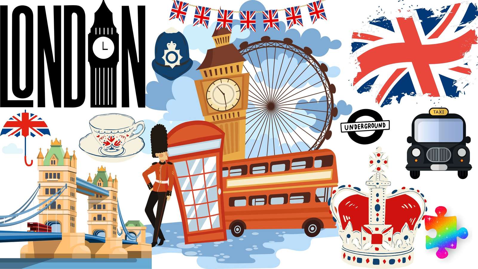 Le meilleur de Londres ! puzzle en ligne