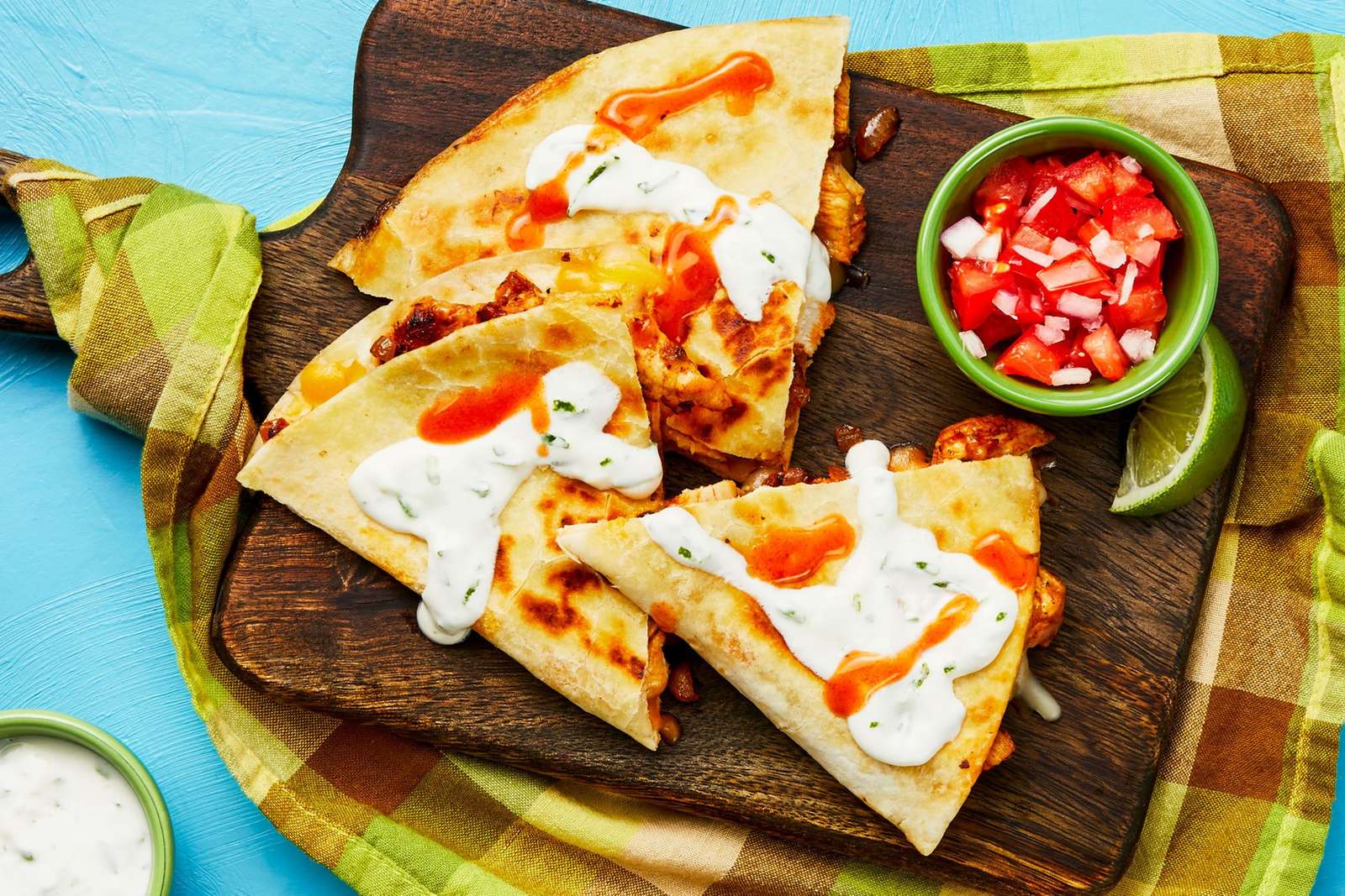 Quesadillas με κοτόπουλο παζλ online