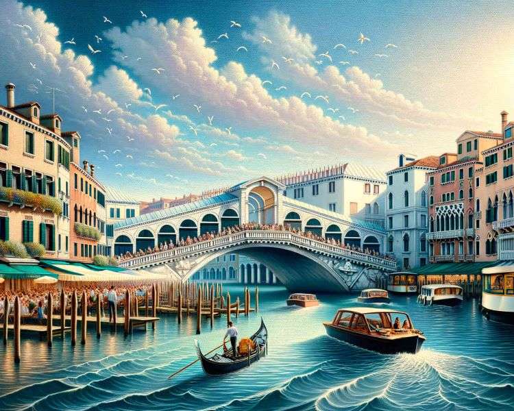 Ponte di Rialto. Venezia puzzle online