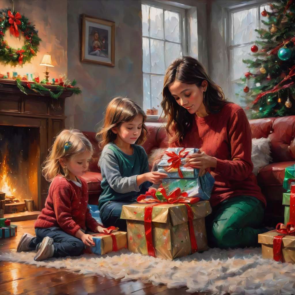 Regarder les cadeaux de Noël puzzle en ligne