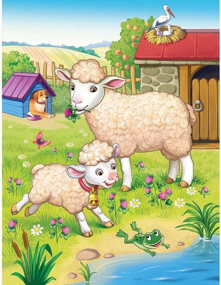 Pecore e agnello puzzle online