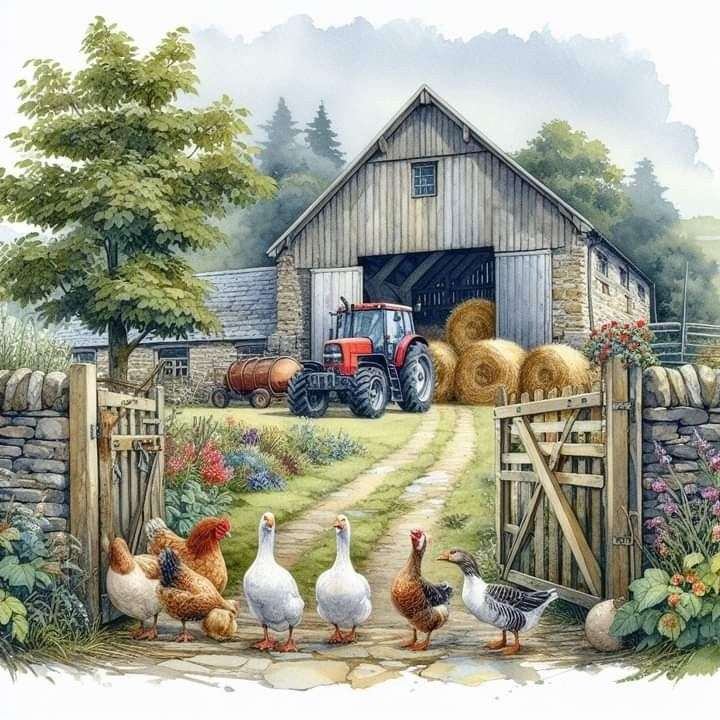 Happy farm jigsaw puzzle online