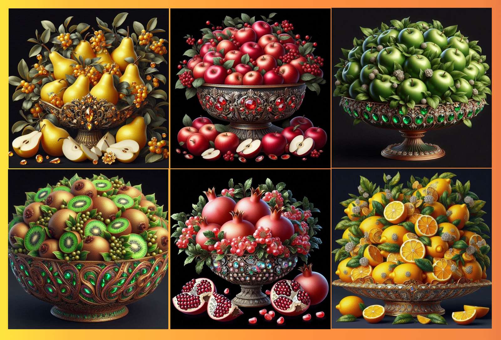 Verger fruitier puzzle en ligne