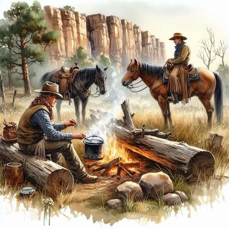 Wild West Cowboys - online puzzle