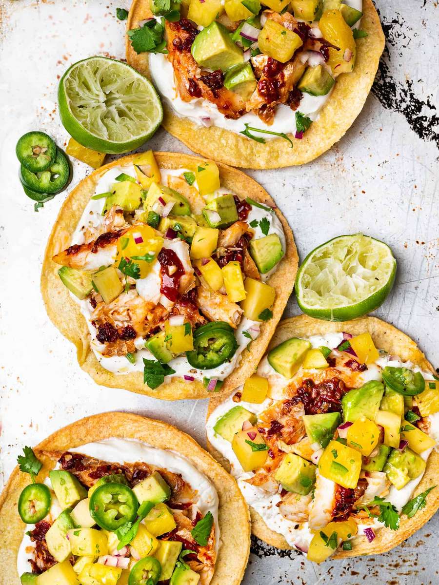 Tostadas au poisson chipotle puzzle en ligne