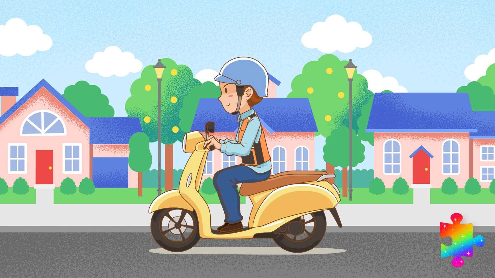 Moped ember! online puzzle