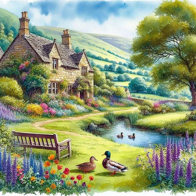 Wonderful country life online puzzle