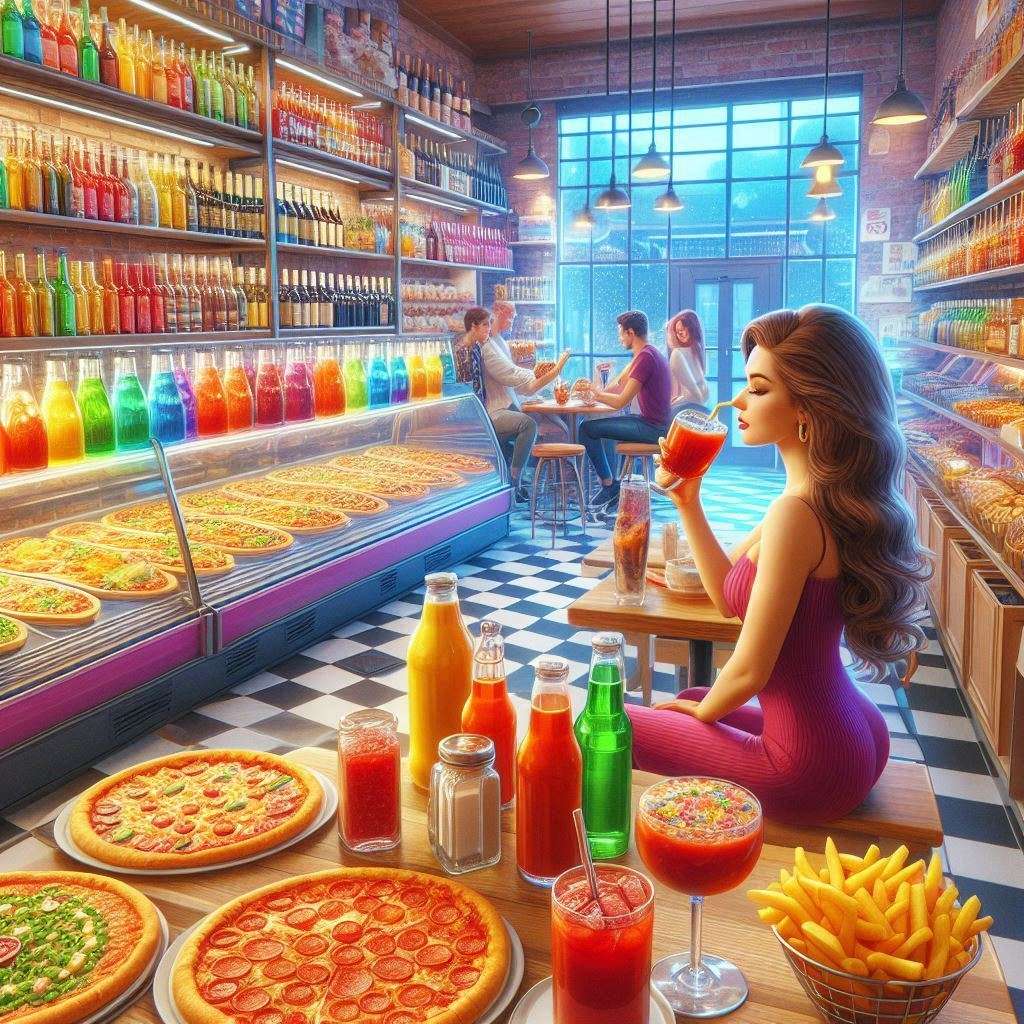 A la pizzéria puzzle en ligne