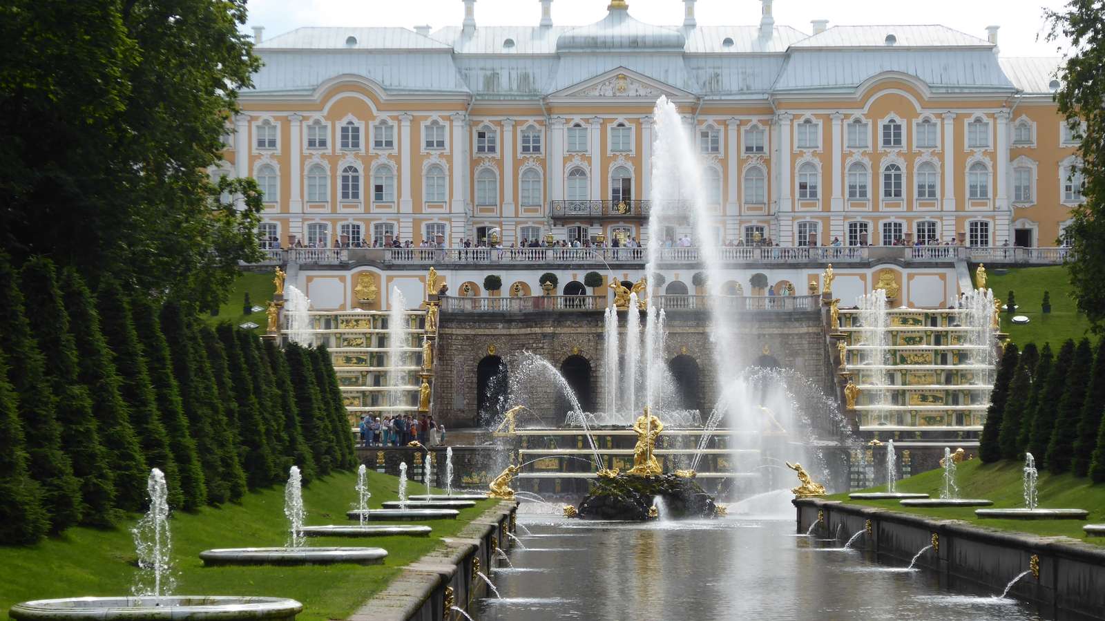 Peterhof-palatset pussel på nätet