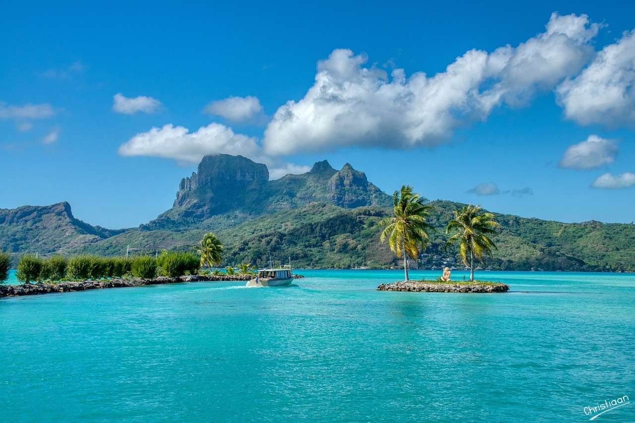 Île, tropicale. puzzle en ligne