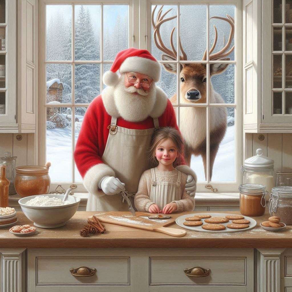 Baking with Santa online puzzle