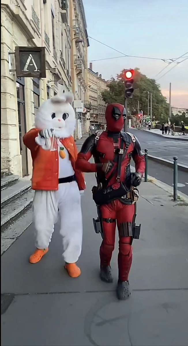 Baddy Deadpool e Bunny puzzle online