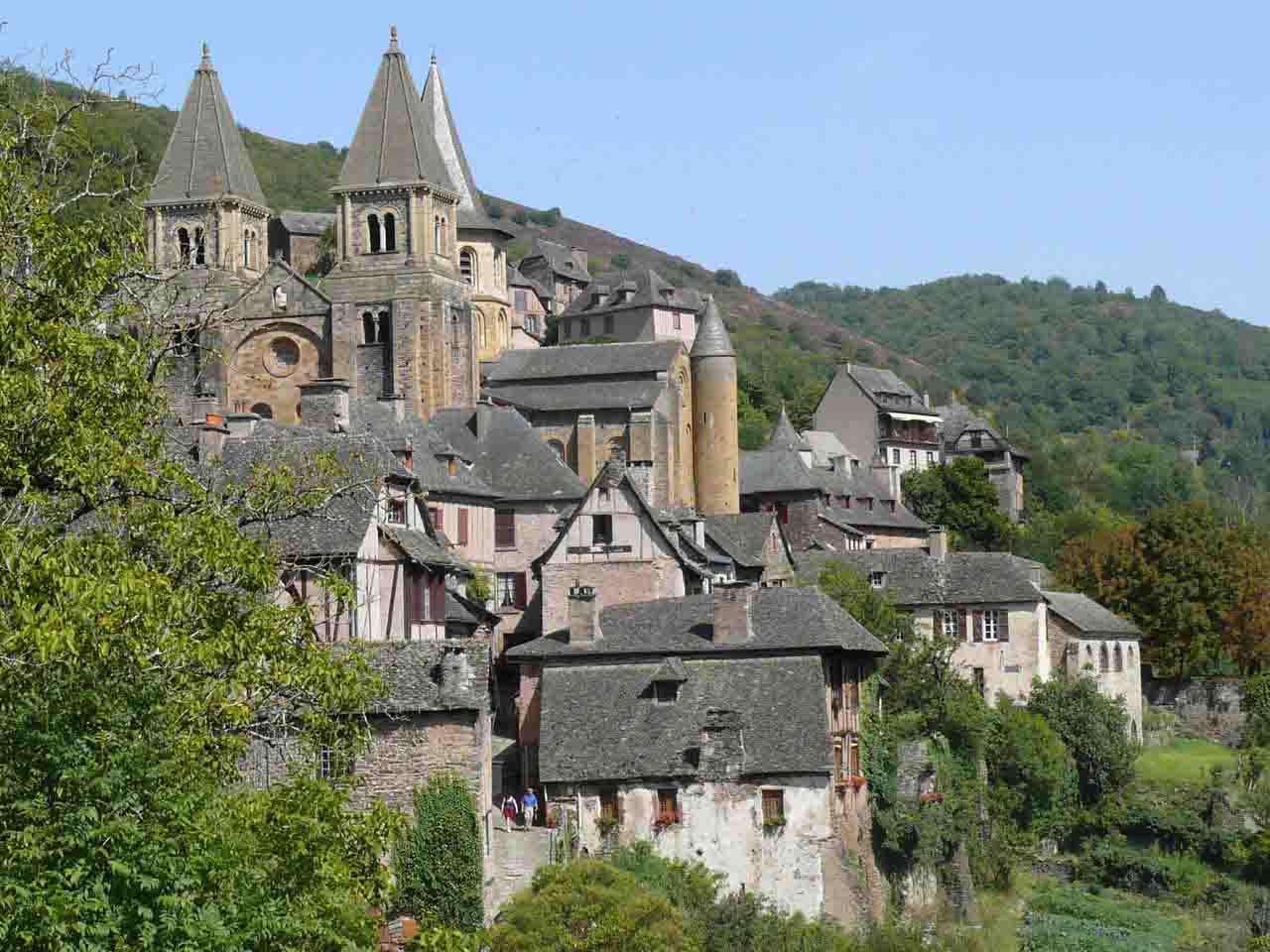 Conques em Rouergue puzzle online