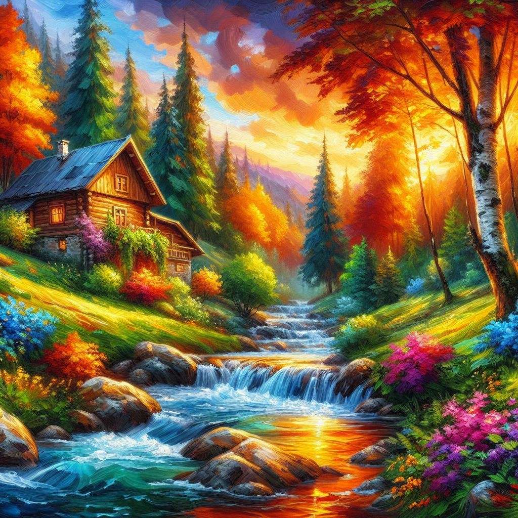 Cozy cottage jigsaw puzzle online