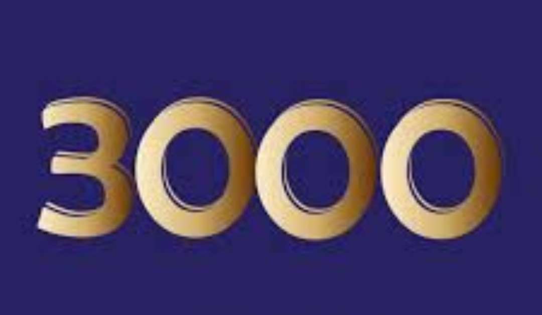 Zlaté číslo 3000 online puzzle