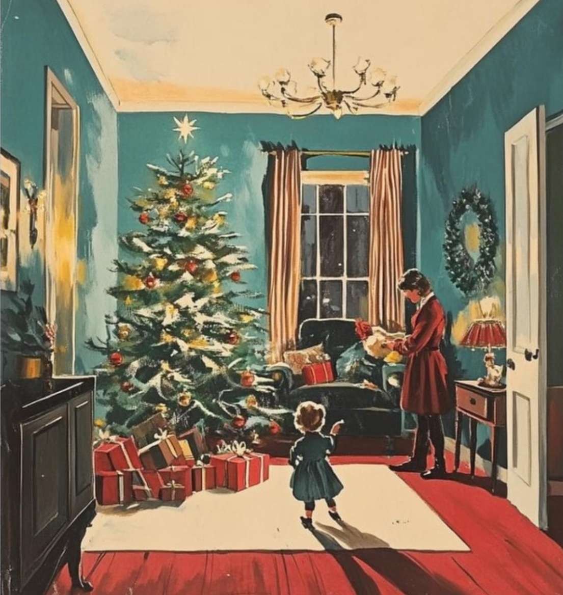 Natale vintage puzzle online