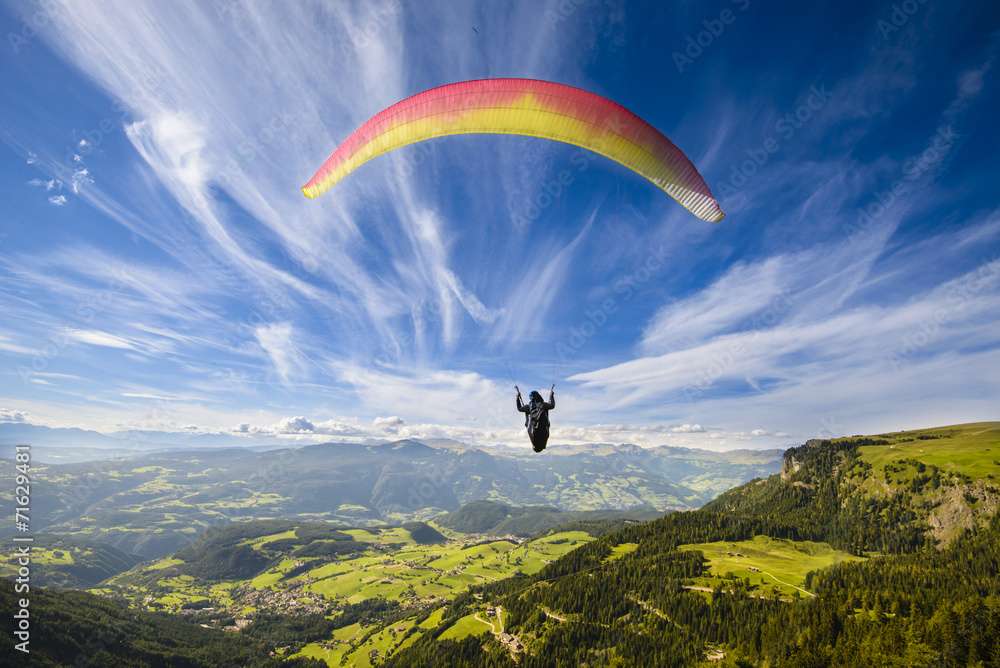 Vôo de parapente puzzle online