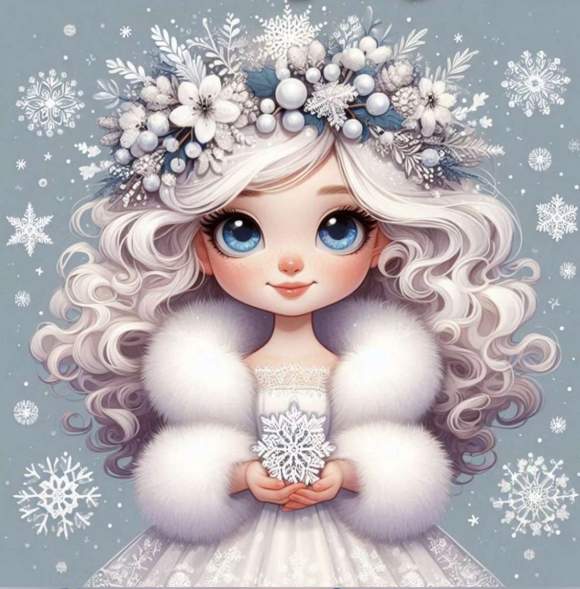 L'hiver est une beauté, une enchanteresse blanche puzzle en ligne