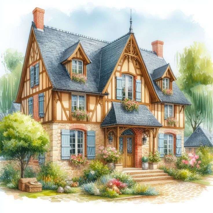 Jolie maison puzzle en ligne