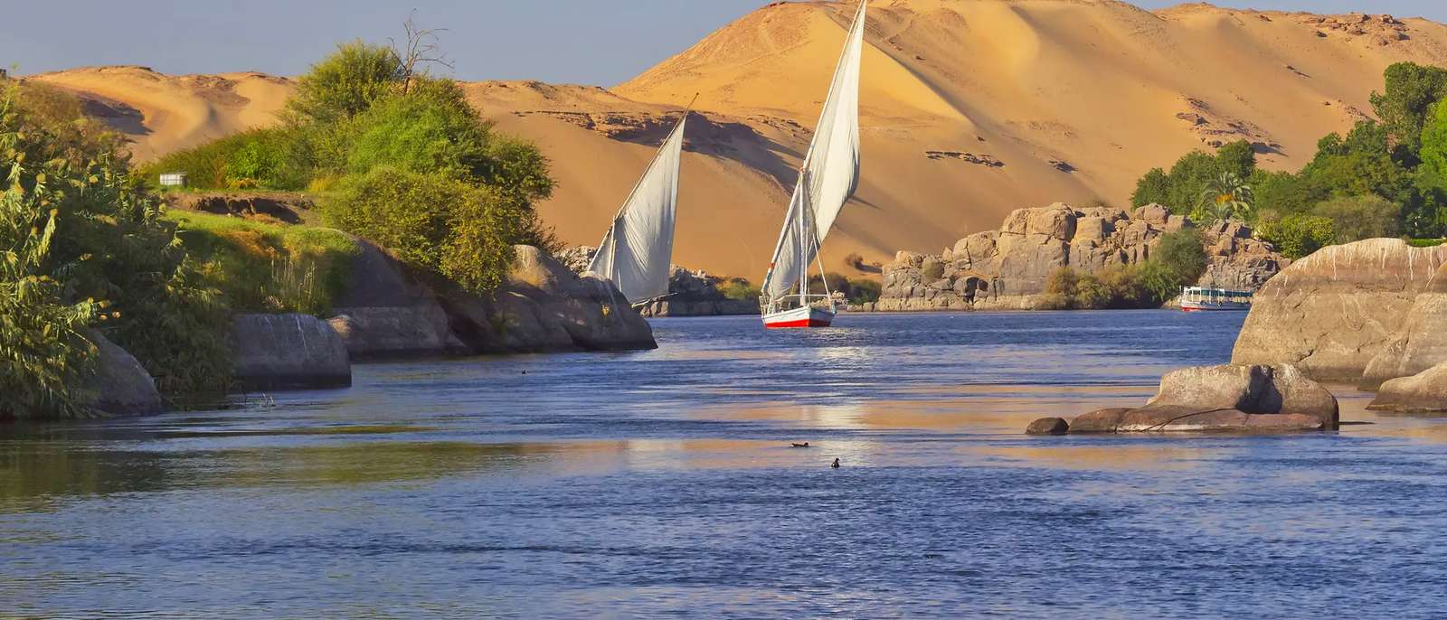 Navires du Delta du Nil en Égypte puzzle en ligne