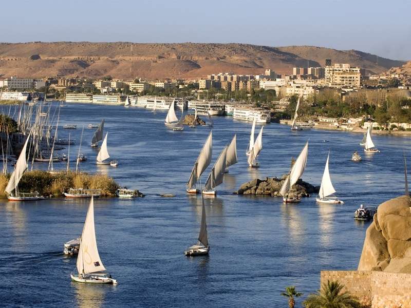 Egypte Nil près d'Assouan puzzle en ligne