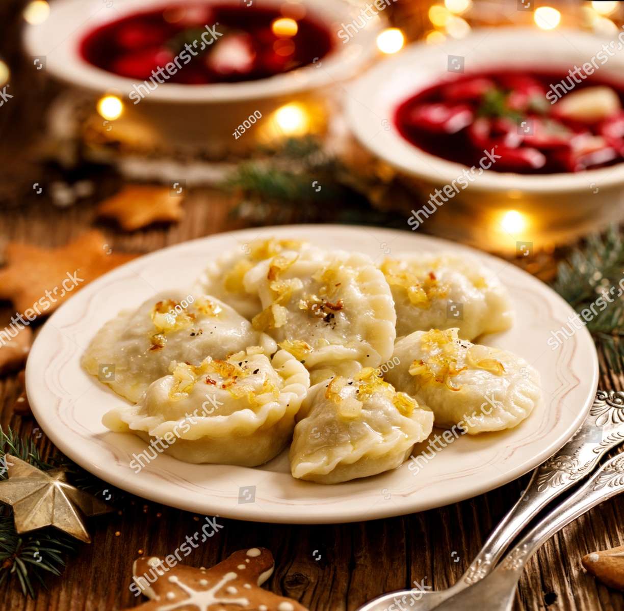 Dumplings voor Kerstmis legpuzzel online