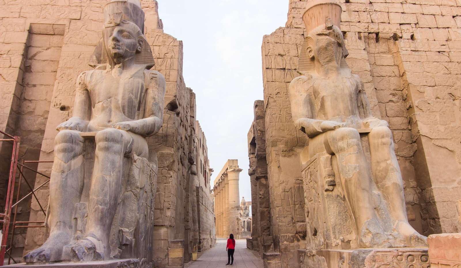 エジプト ルクソールの古代遺跡 オンラインパズル