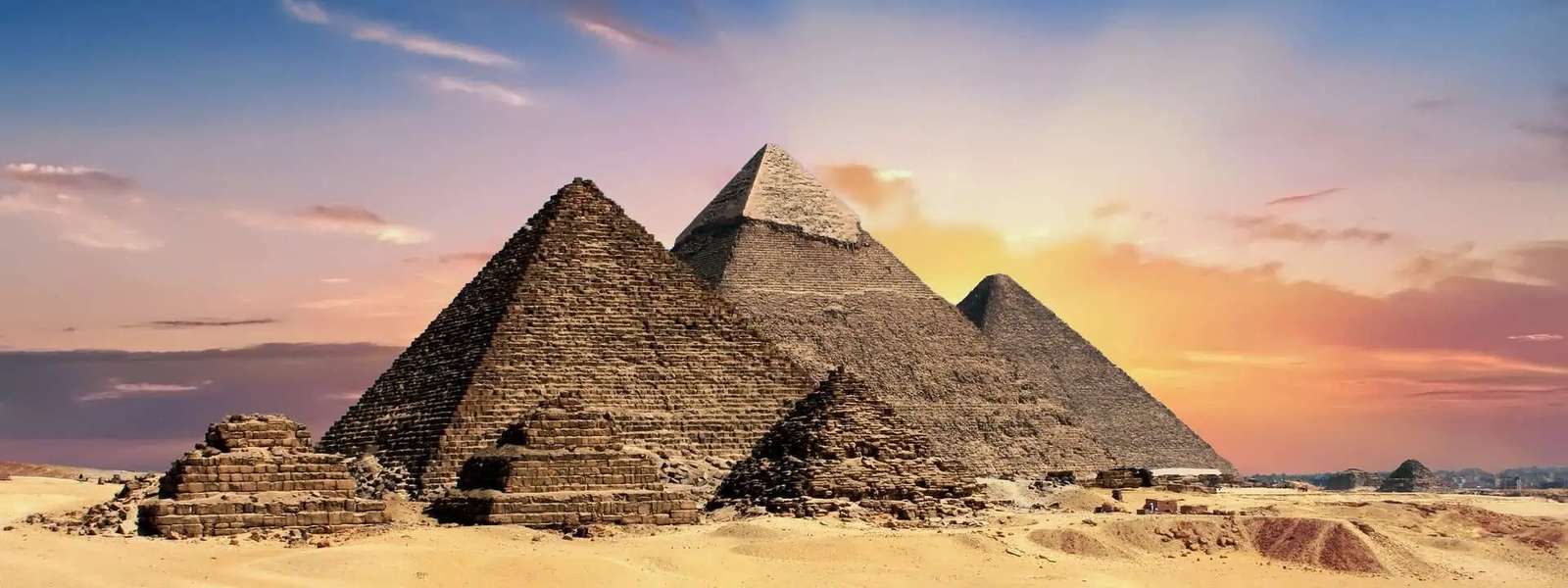 Egypt Giza Pyramids Ancient Site online puzzle