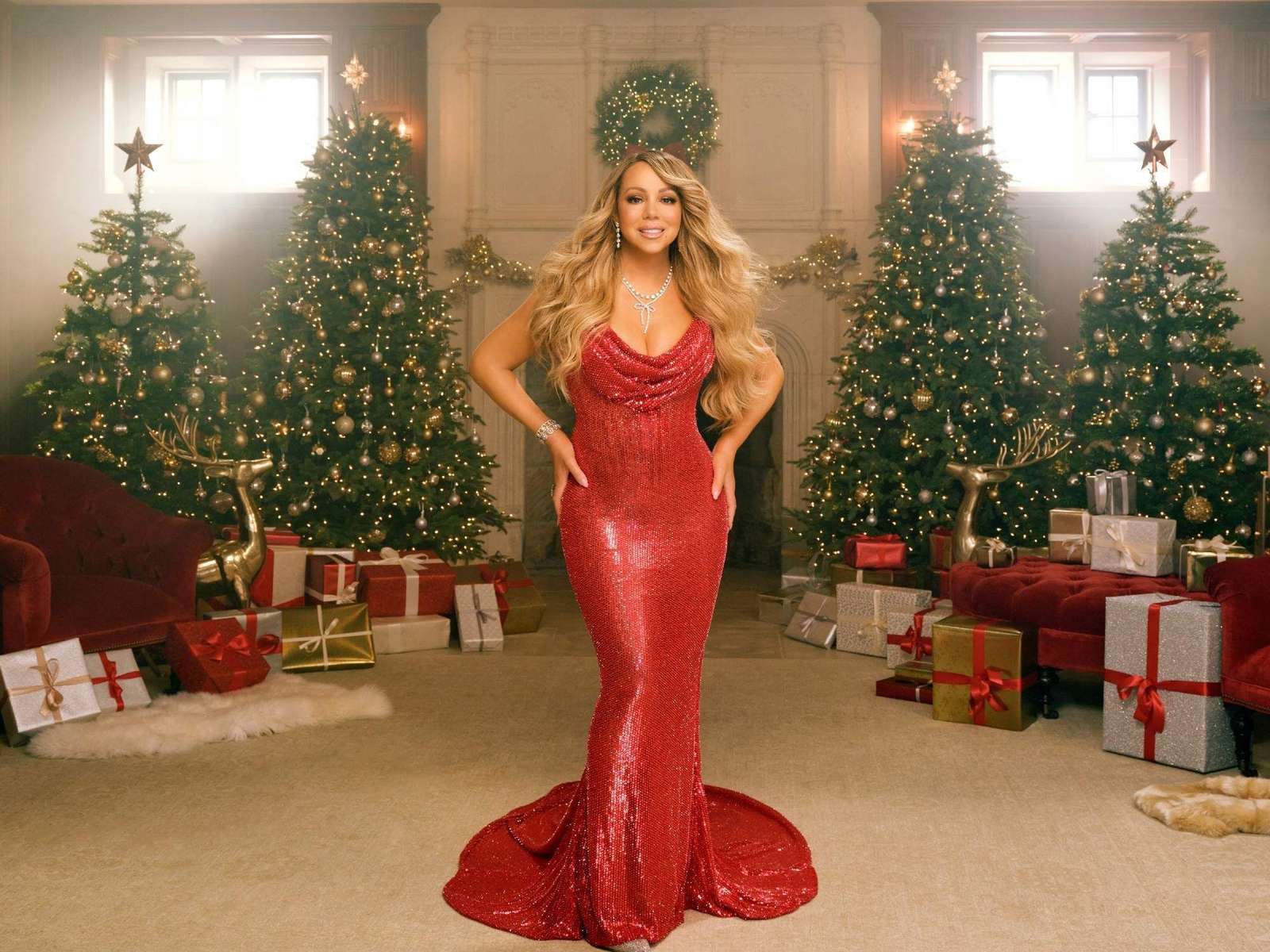 Mariah Carey och julen pussel på nätet