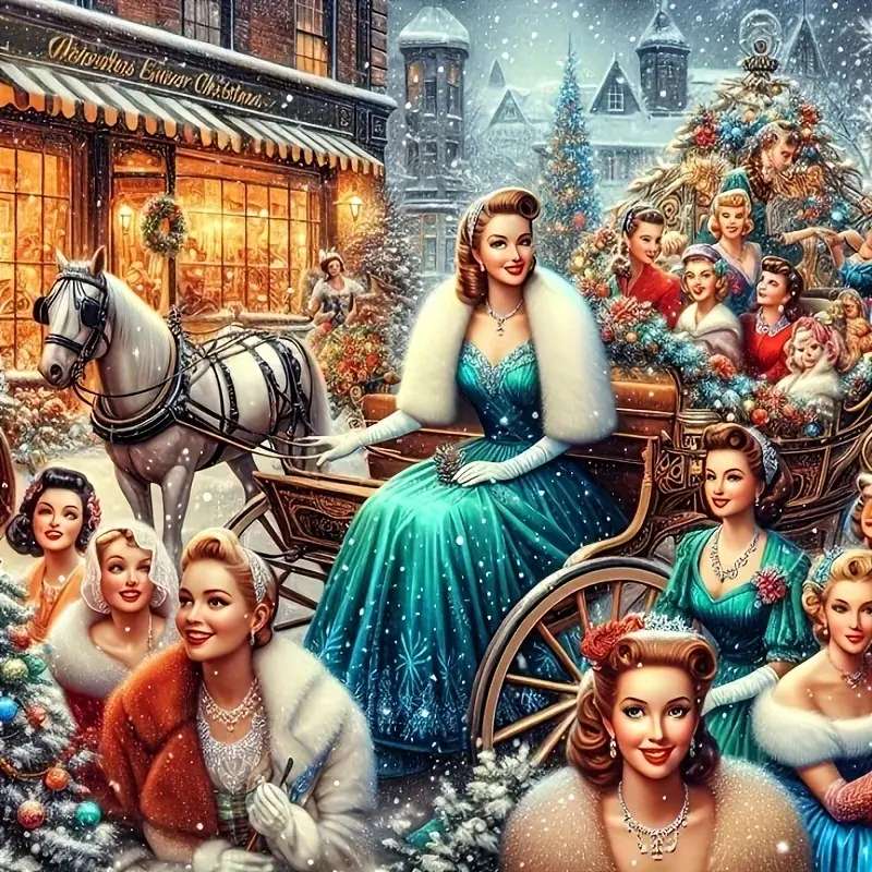 Regina sărbătorilor de Crăciun jigsaw puzzle online