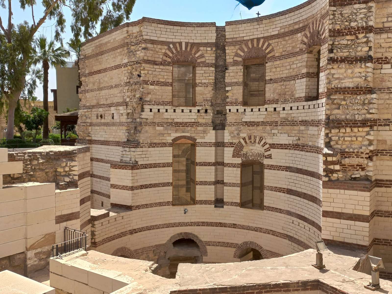 Egypte Caïro Koptisch Museum Fort van Babylon online puzzel