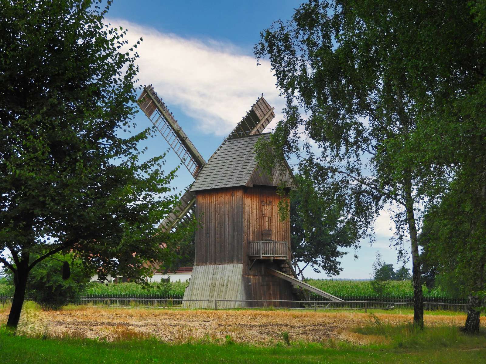 historische Windmühle Online-Puzzle