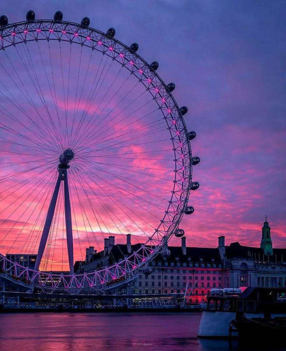 London Eye, Londres Royaume-Uni puzzle en ligne