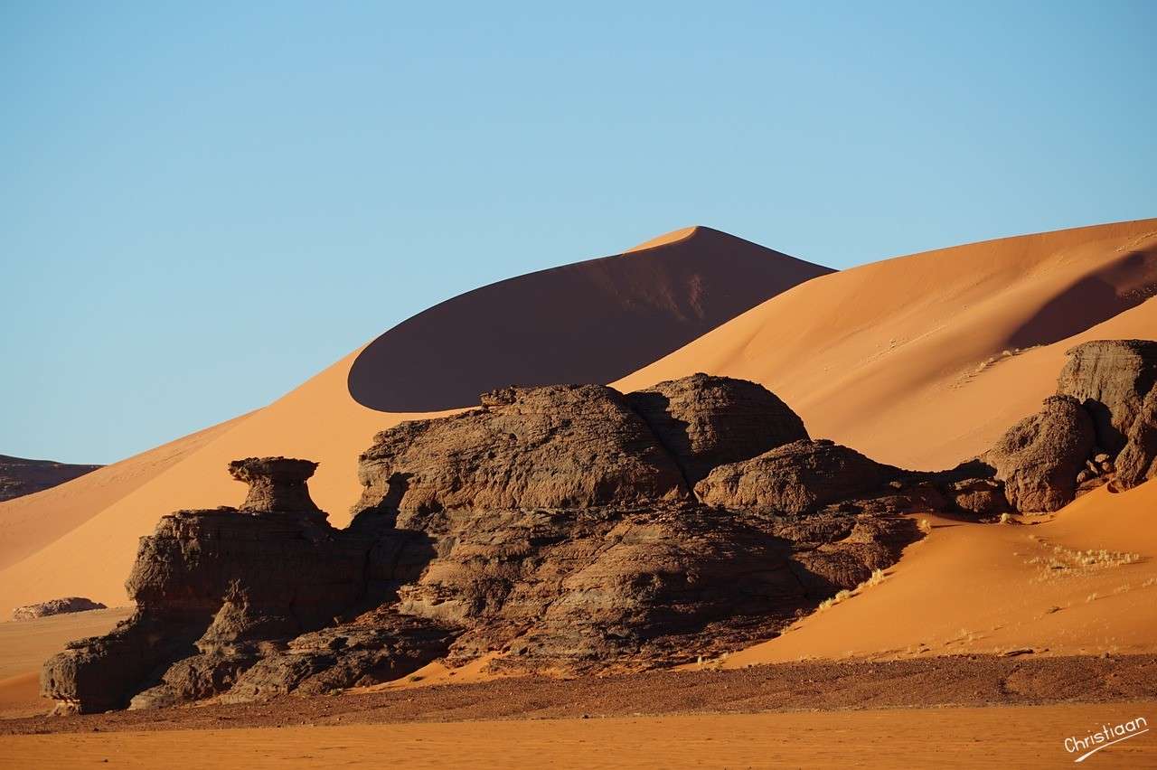 Dunes, Desert, Rock Formation. online puzzle