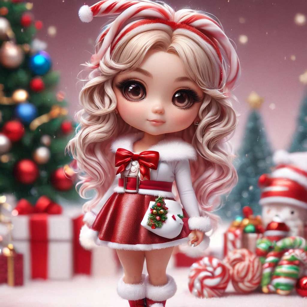 Ragazza di Natale puzzle online