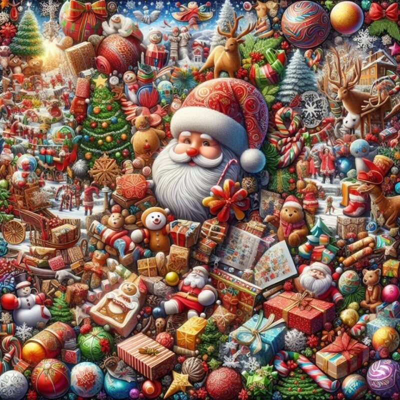 Collage di Natale puzzle online