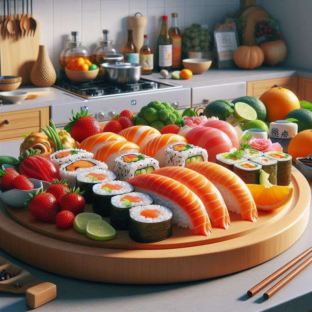 Sushi als Snack Puzzlespiel online