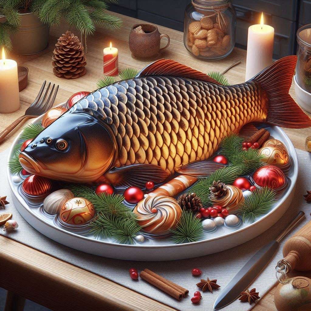 Pesce per Natale puzzle online