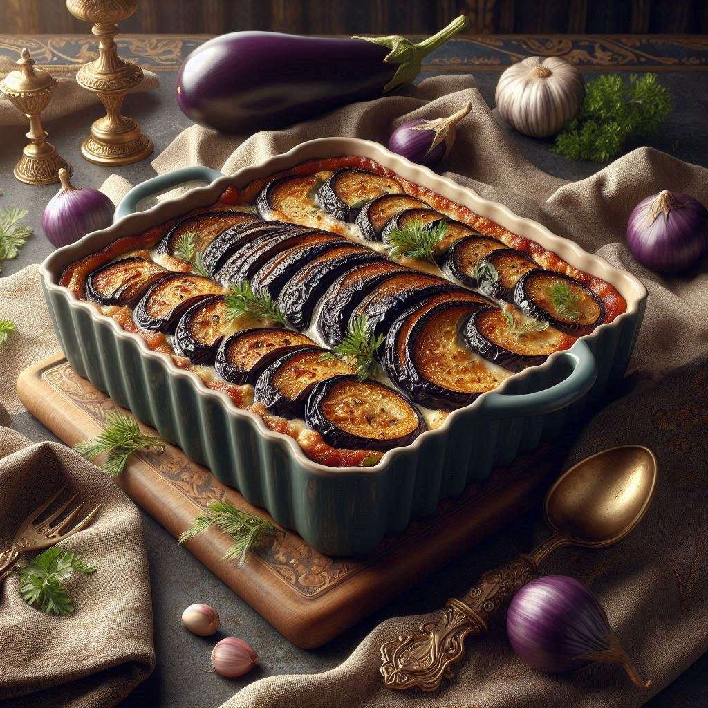 Casserole d'aubergines puzzle en ligne