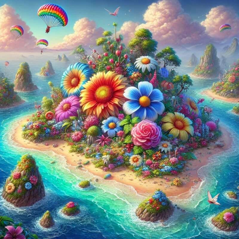 Paradiesische Insel Puzzlespiel online