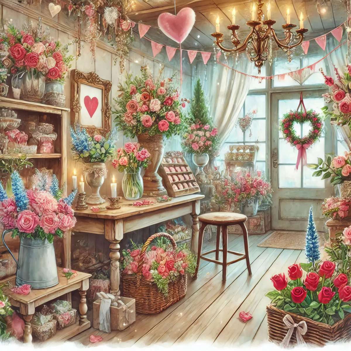 Boutique di San Valentino puzzle online