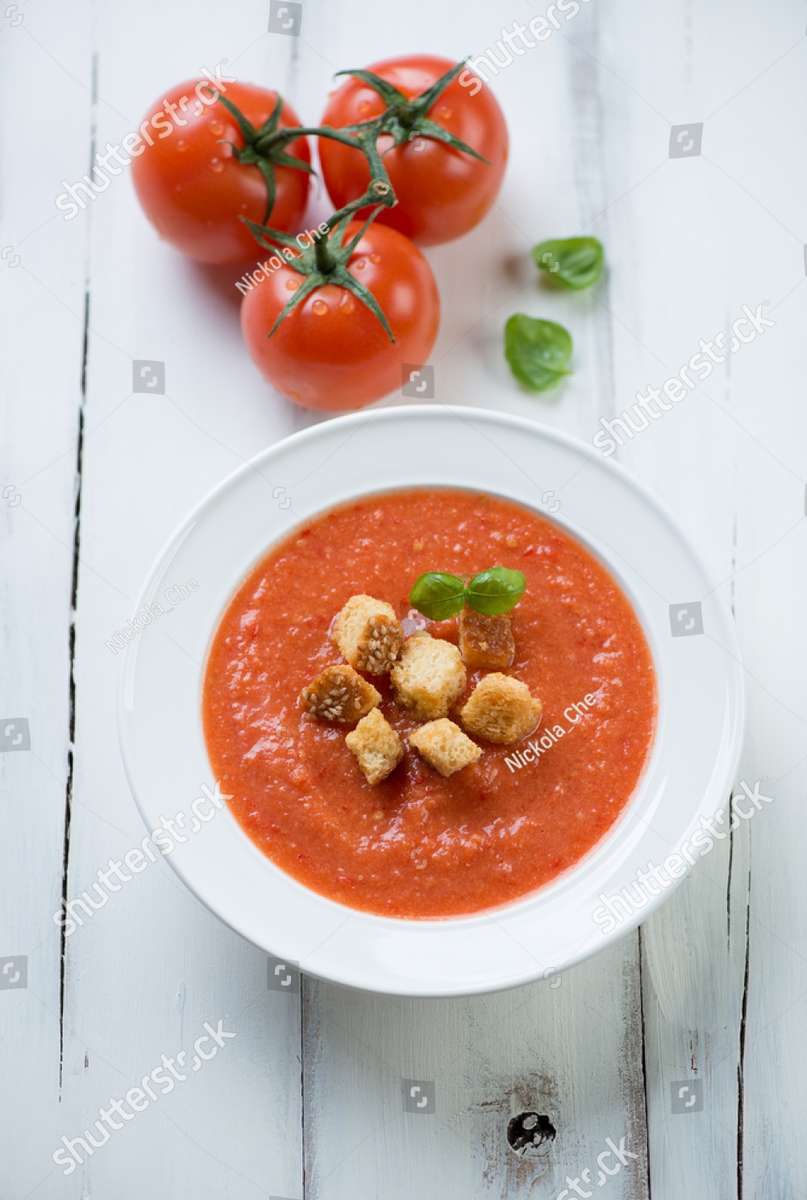 Zuppa Di Pomodoro Con Crostini puzzle online