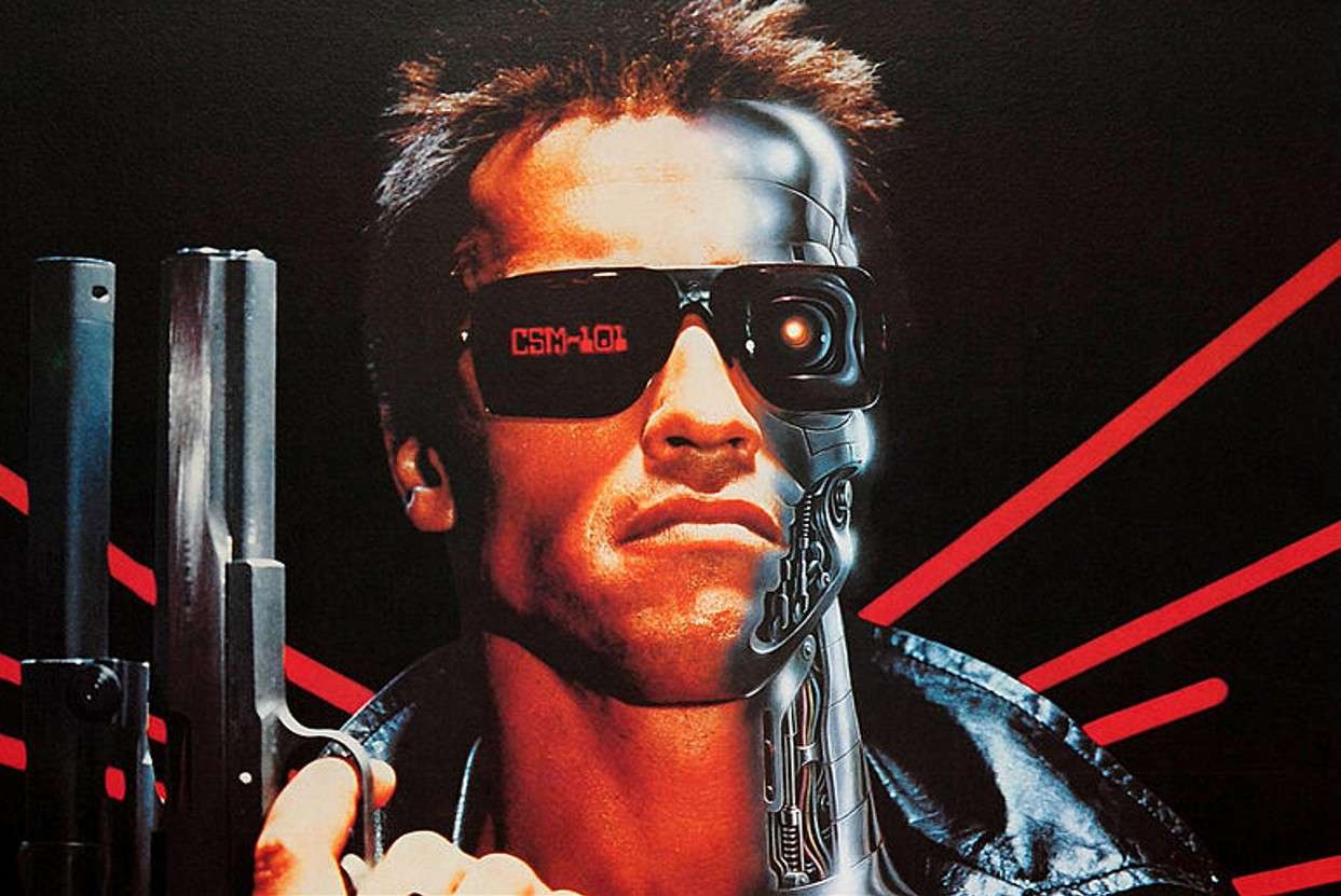 Arnold Schwarzenegger, Terminátor (1984) online puzzle