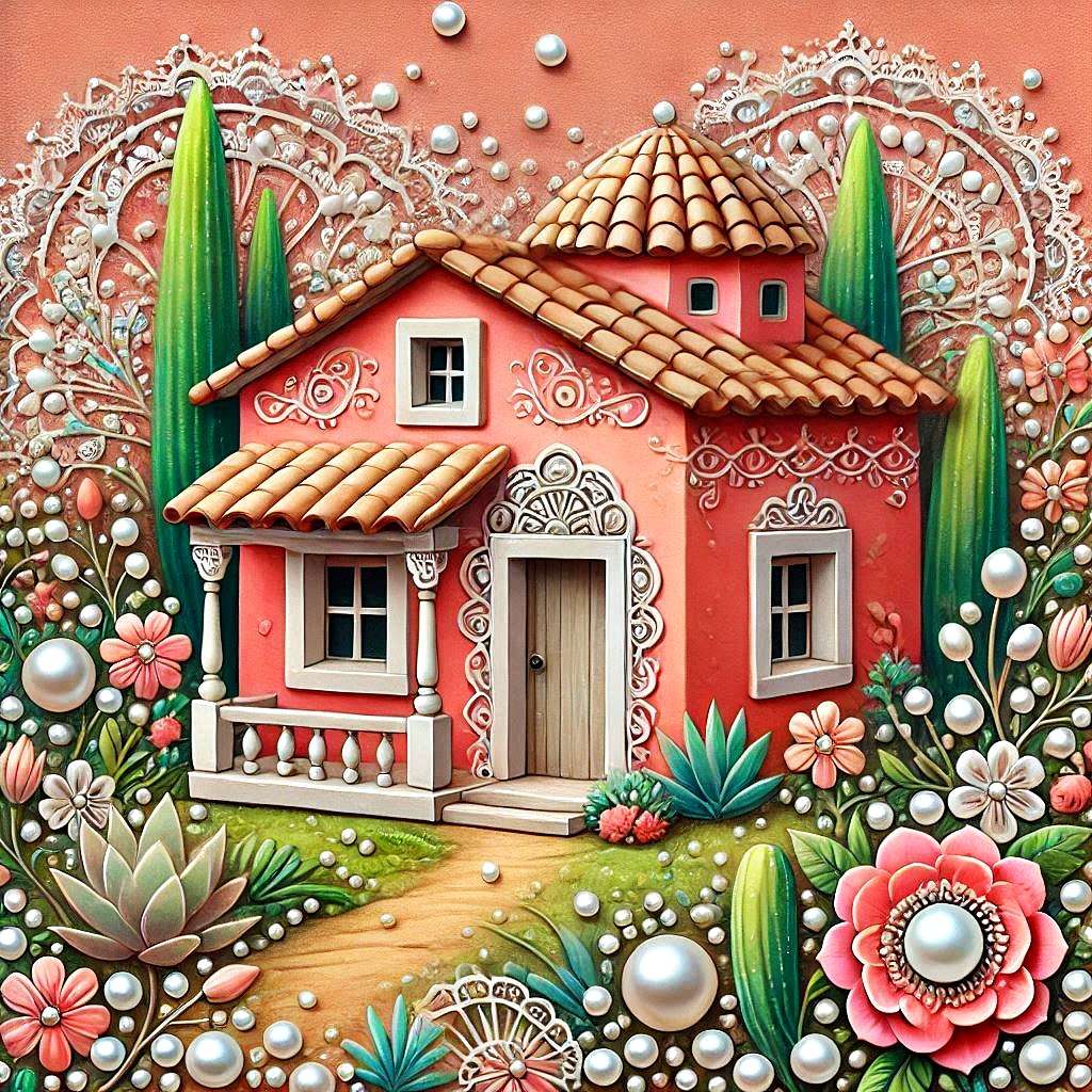 Casa e perline puzzle online