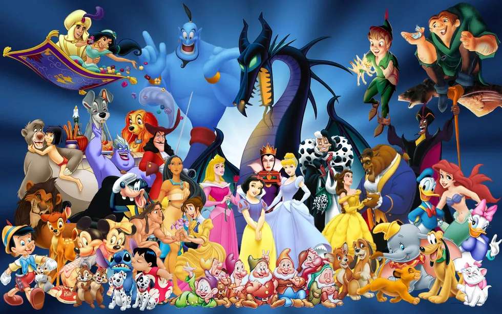 Fotografie de grup Disney puzzle online