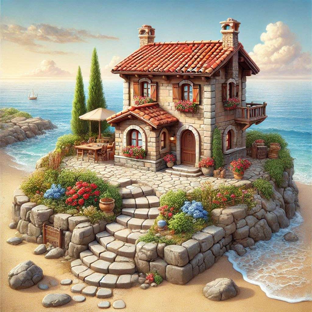 casa al mare puzzle online