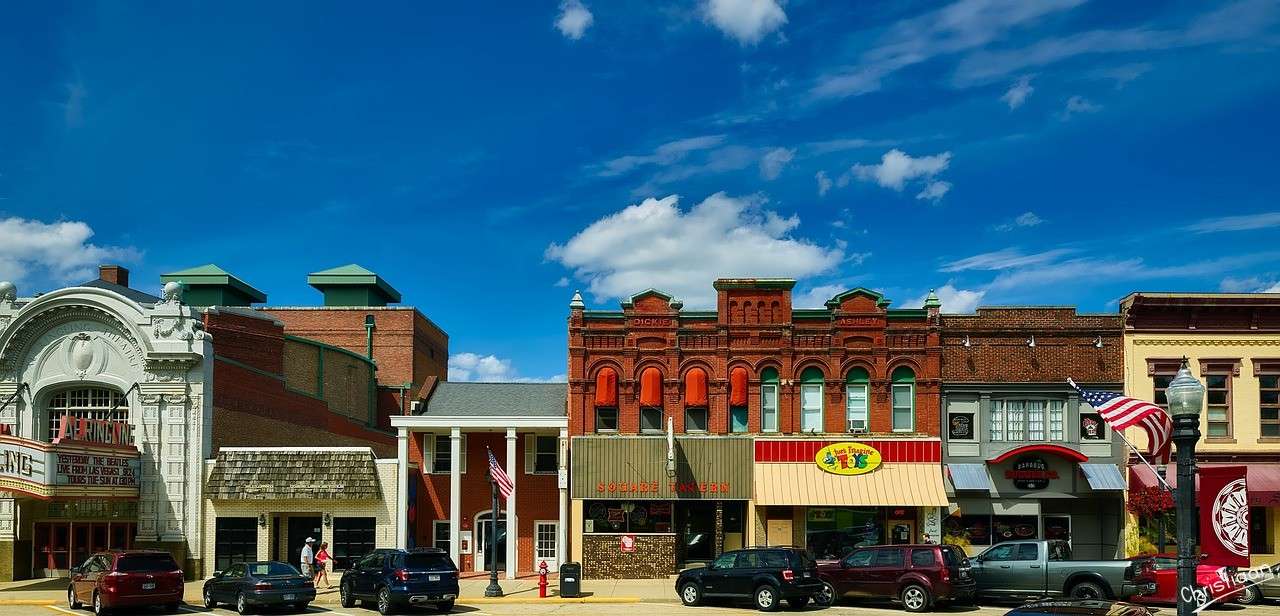 Baraboe, Wisconsin, Panorama. legpuzzel online