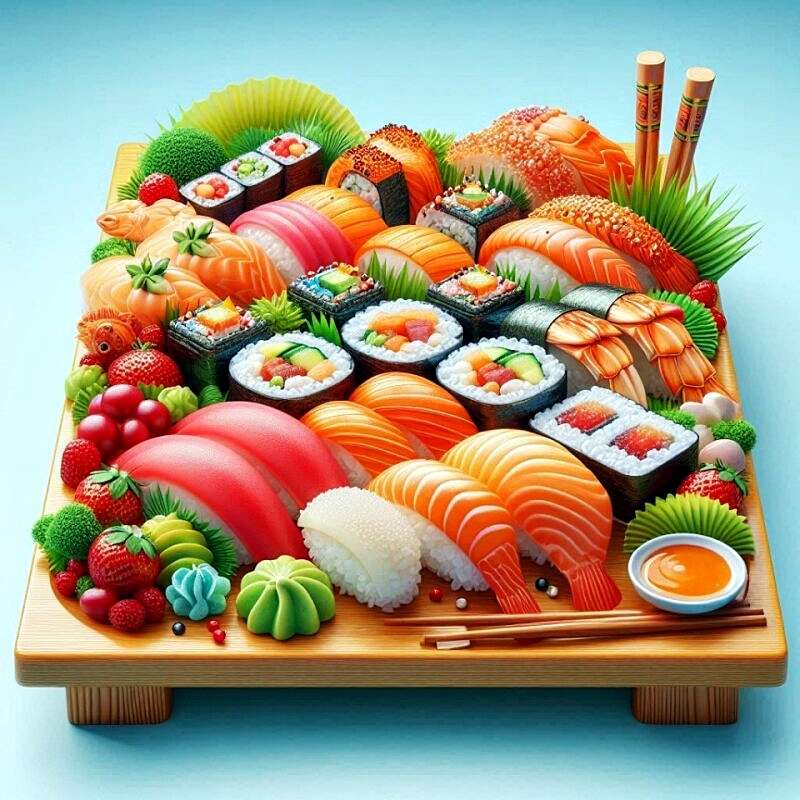 Sushi-Zeit Puzzlespiel online