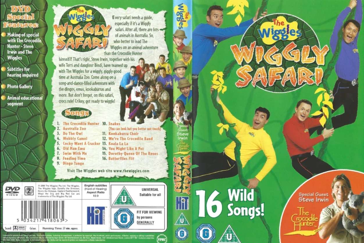 Wiggly Safari DVD 2001 OG Wiggles puzzle online