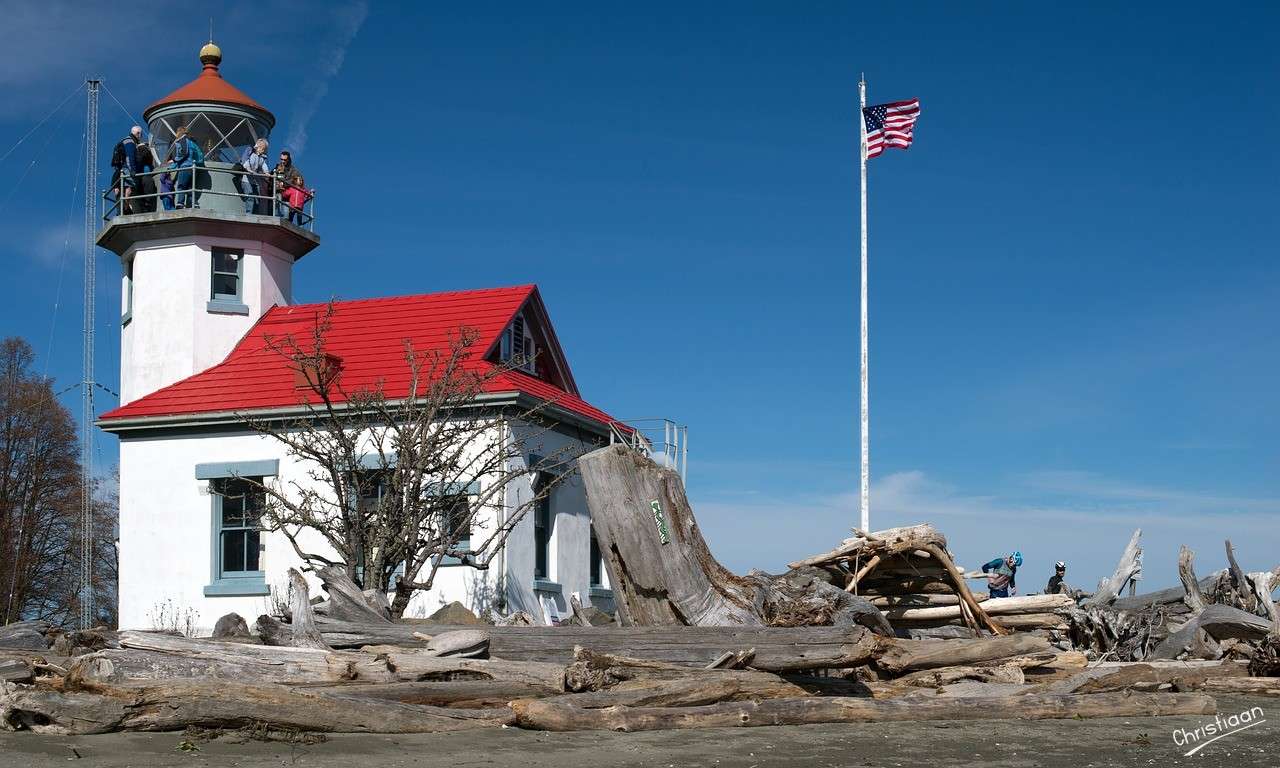 Phare, pointe Robinson. puzzle en ligne